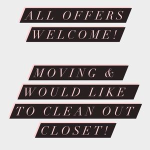 All offers welcome!